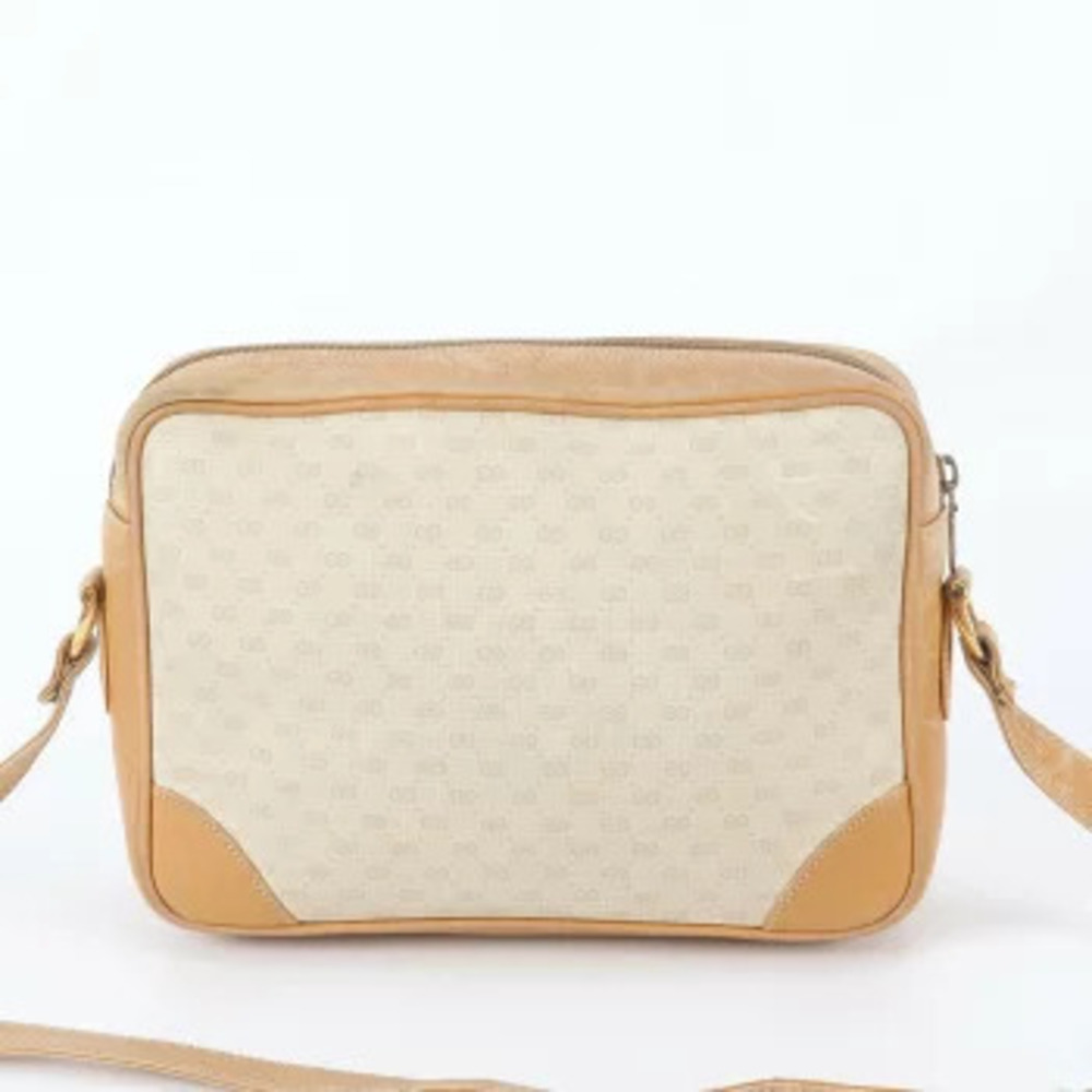 Gucci GG Leather Crossbody Bag Gold - Picture 3 of 8